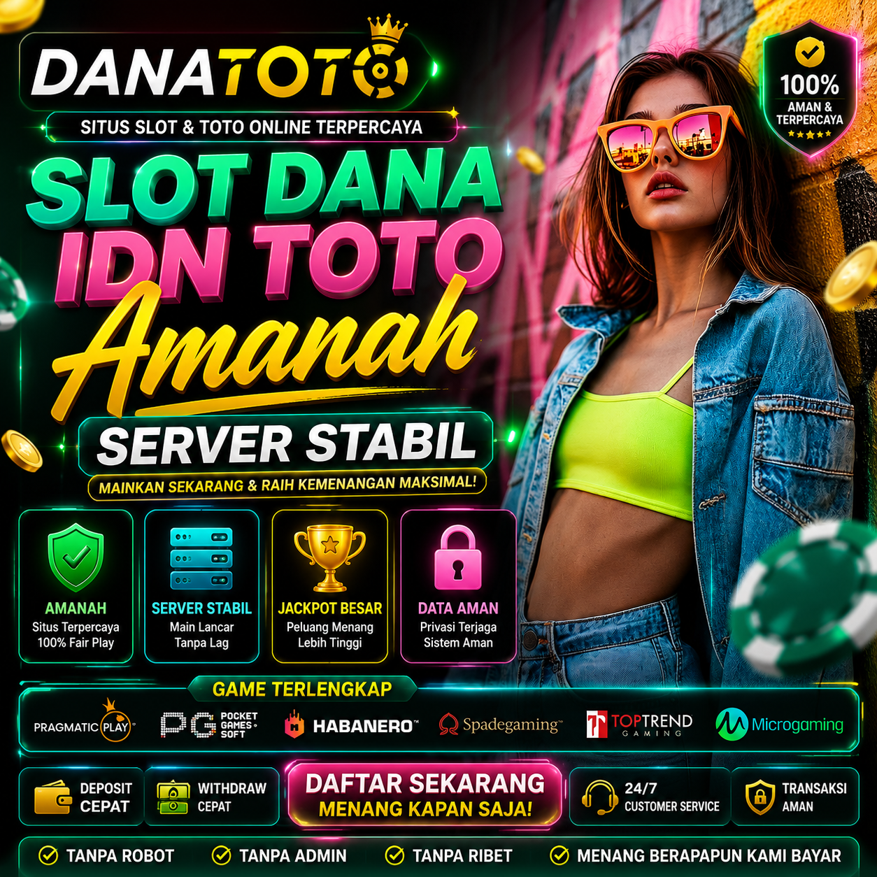 DANATOTO | Slot Dana IDN Toto Amanah Server Stabil